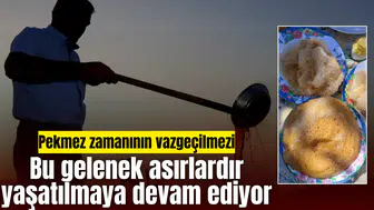Sarıgöl'ün asırlardır süregelen pekmez geleneği