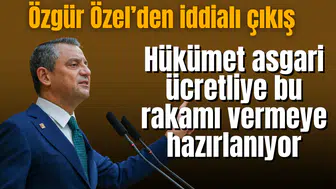 Özgür Özel hükümetin asgari ücret zam oranını açıkladı