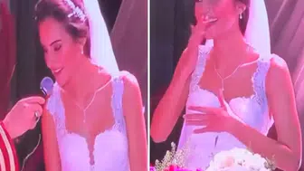 Gelin en mutlu gününde heyecandan bakın neyi unuttu!