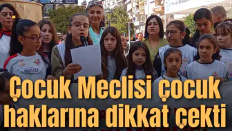 Çocuk Meclisi çocuk haklarına dikkat çekti