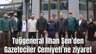 TUĞGENERAL İLHAN ŞEN’DEN MANİSA GAZETECİLER CEMİYETİ’NE ZİYARET