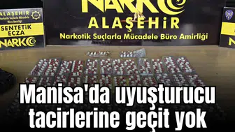 Manisa'da uyuşturucu tacirlerine geçit yok