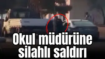 Okul müdürüne silahlı saldırı