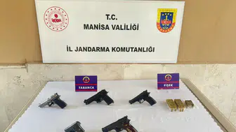 Manisa'da silah kaçakçılığı operasyou