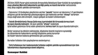 Somaspor Yönetimi: Maçı yöneten hakem yanlış karar verdi