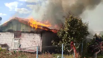 Korkutan konut yangını