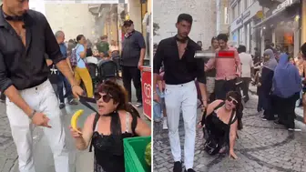 Böyle skandal görülmedi! Kadının boynuna tasma takıp gezdirdi