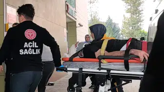 Fabrikada feci kaz! Makine motoru işçinin kafasına çarptı