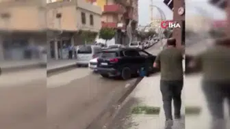 Tartıştığı kişiyi acımadan ezdi geçti