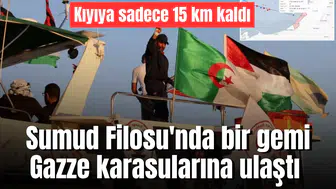 Sumud Filosu'nda bir gemi Gazze karasularına ulaştı