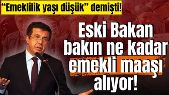 “Emeklilik yaşı düşük” diyen eski bakan, 123 bin TL emekli maaşı alıyor