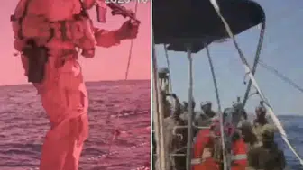 Gazze'ye giden tek gemiye canlı yayında İsrail baskını