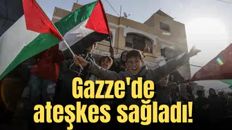 Gazze'de ateşkes sağladı!