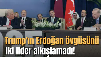 Trump'ın Erdoğan övgüsünü iki lider alkışlamadı!