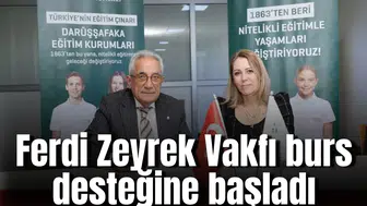 Ferdi Zeyrek Vakfı burs desteğine başladı
