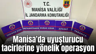 Manisa'da uyuşturucu tacirlerine yönelik operasyon