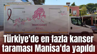 Türkiye'de en fazla kanser taraması Manisa'da yapıldı