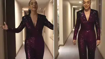 Ebru Gündeş'in sahne öncesi provası olay oldu: Bu nasıl bir ses ya!