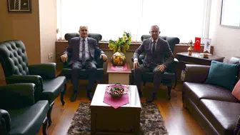 Vali Özkan'dan Hasan Geriter'e ziyaret