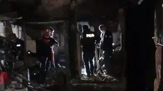 Yaşlı adam yangında feci halde can verdi