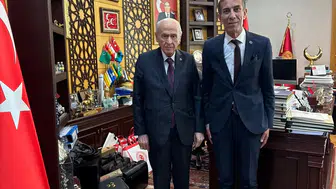 Başkan Şener Özten MHP Genel Başkanı Devlet Bahçeli'yi ziyaret etti