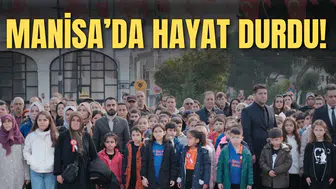 MANİSA'DA HAYAT DURDU