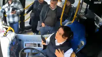 Magandalar kadın halk otobüsü şoförüne kâbus yaşattı