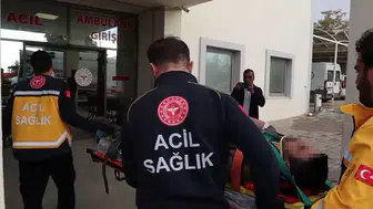 Kontrolden çıkan otomobil şarampole yuvarlandı