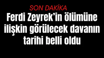 Ferdi Zeyrek'in elektrik akımına kapılarak ölümüne ilişkin iddianame kabul edildi