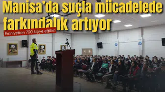 Manisa’da suçla mücadelede farkındalık artıyor