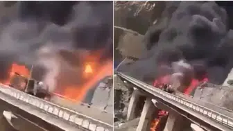 Ülke şokta! Umreden dönen hacıları taşıyan otobüs tankerle çarpıştı: 45 ölü