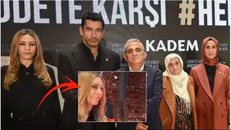 KADEM'in lansmanına katılan Sinem Kobal'ın tavırları olay oldu