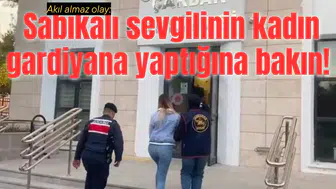 Akıl almaz olay: Sabıkalı sevgilinin kadın gardiyana yaptığına bakın!
