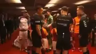 Maçtan saatler sonra ortaya çıkan görüntü