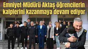 Emniyet Müdürü Aktaş okullara ziyarete devam ediyor