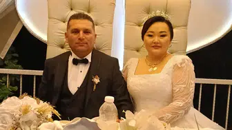 Salihli’ye Kırgızistan'dan gelin geldi