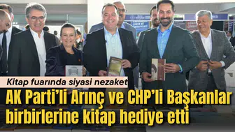 MANİSA KİTAP FUARINDA SİYASİLERDEN ÖRNEK DAVRANIŞ