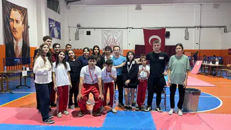 Sarıgöl kick boks müsabakalarına ev sahipliği yaptı