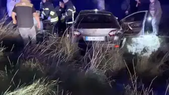 Otomobil şarampole yuvarlandı: 1 ölü, 1 yaralı