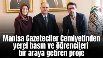 Manisa Gazeteciler Cemiyetinden yerel basın ve öğrencileri bir araya getiren proje