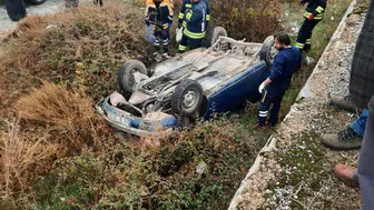 Feci kaza! Otomobil takla attı 1 kişi hayatını kaybetti