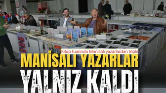Kitap fuarında Manisalı yazarlardan tepki