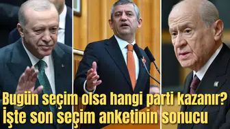 Bugün seçim olsa hangi parti kazanır? İşte son seçim anketinin sonucu