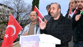 TÜGVA MANİSA’DAN FİLİSTİN EYLEMİNE DESTEK ÇAĞRISI