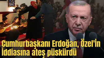Cumhurbaşkanı Erdoğan, Özel'in "Cemevi, Cümbüş evi" iddiasına ateş püskürdü