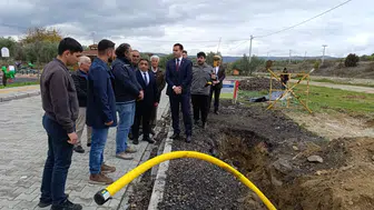 İlçeye doğalgaz için ilk adım atıldı