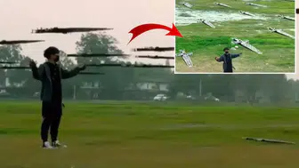 Dünya bu adamı konuşuyor! Kılıçlardan dron ordusu kurdu