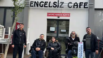 Saruhanlı Ülkü Ocakları’ndan Engelliler Derneği’ne anlamlı ziyaret