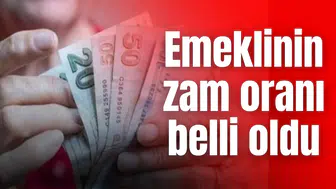Emeklinin zam oranı belli oldu