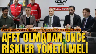 Manisa Medya Akademisi teorik eğitimlerini Vali Özkan ile noktaladı